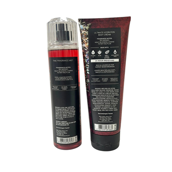 Bath and Body Works Vampire Blood Fragrance Mist & Body Cream Set - Yahko Merchandise