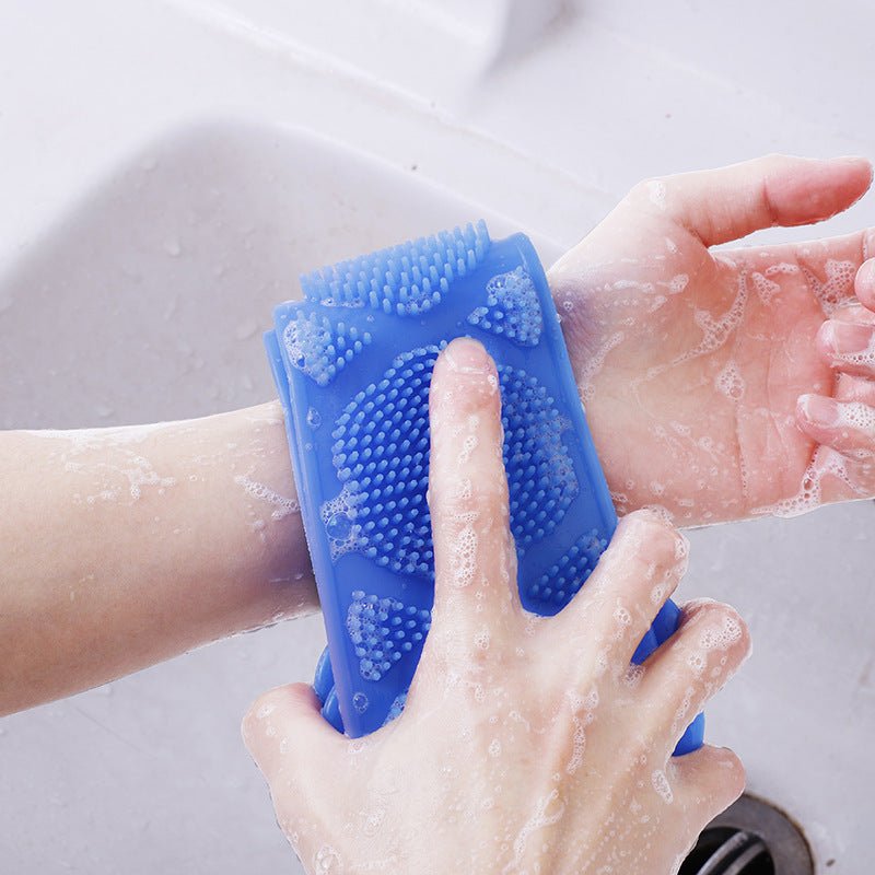 Bath Towel Silicone Rubbing Back Towel - Yahko Merchandise