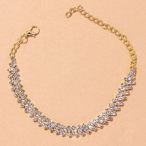 Beach Accessories Crystal Anklet for Women Gold/Silver - Yahko Merchandise