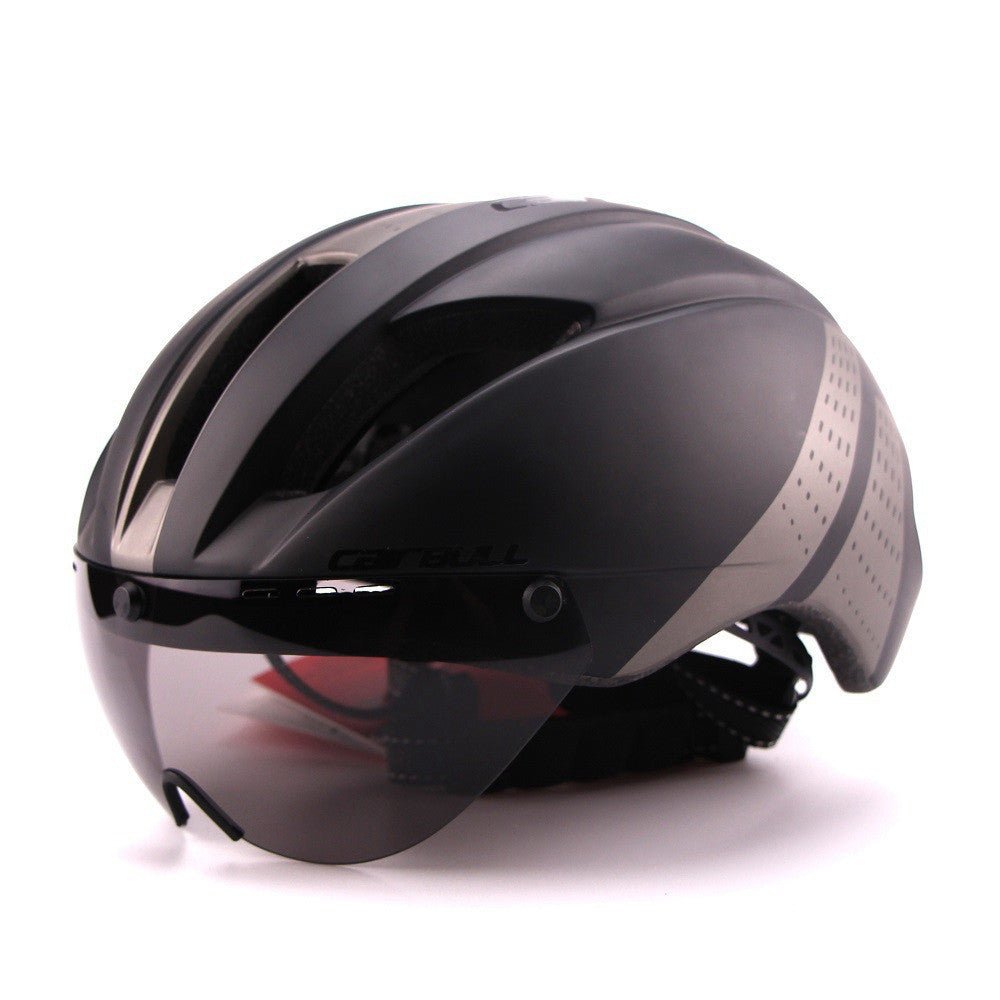 Bicycle Aero Helmet Cycling Helmet Road Mountain Integral Triathlon Bike Helmet Men Race Airo Time - Trial TT Bike Helmet - Yahko Merchandise