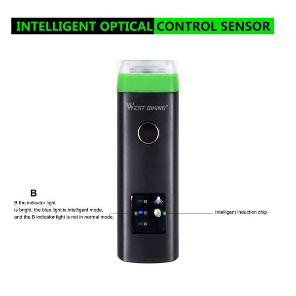 Bicycle headlight sensor light - Yahko Merchandise