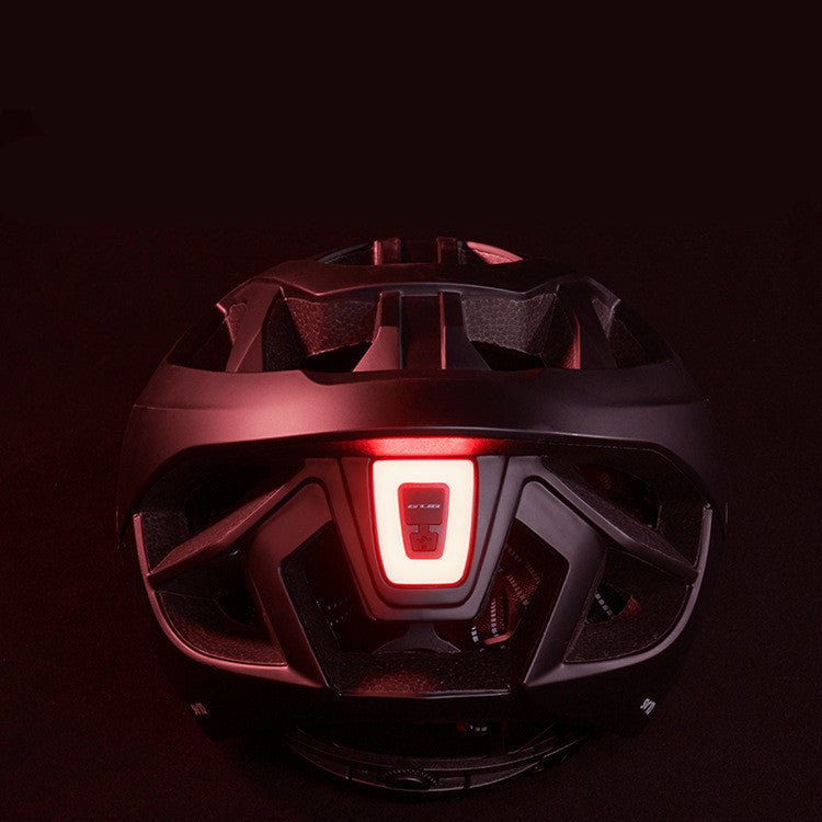Bicycle Helmet LED Light Rechargeable Intergrally - molded Cycling Helmet Mountain Road Bike Helmet Sport Safe Hat - Yahko Merchandise