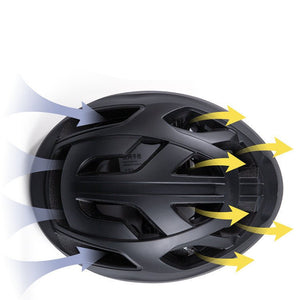 Bicycle Helmet LED Light Rechargeable Intergrally - molded Cycling Helmet Mountain Road Bike Helmet Sport Safe Hat - Yahko Merchandise