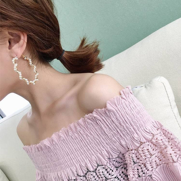 Big Circle Earrings For Women - Yahko Merchandise