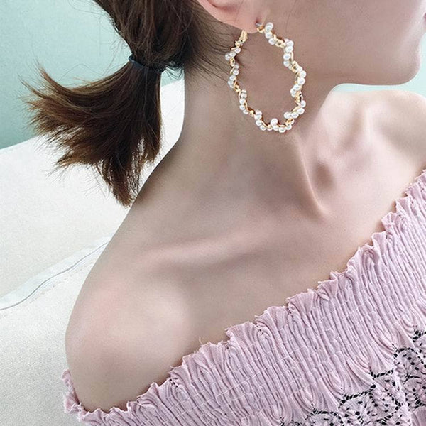Big Circle Earrings For Women - Yahko Merchandise