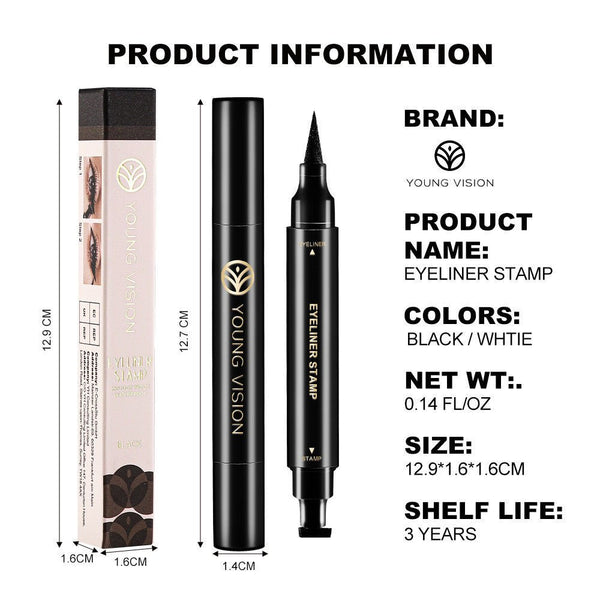 Black And White Seal Eyeliner Not Easy To Smudge - Yahko Merchandise