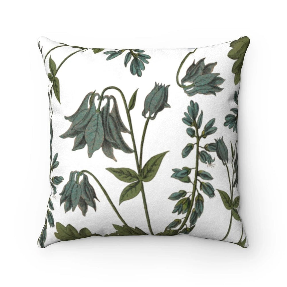 Bluebell Blossoms Double Sided Print Faux Suede Home Decor Cushion - Yahko Merchandise