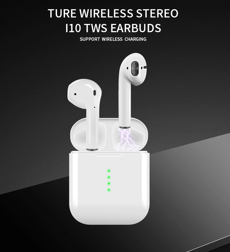 Bluetooth 5.0 Headsets i10 Tws Earbuds with Wireless Charging - Yahko Merchandise