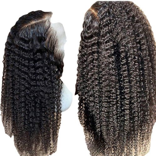 Brazilian Kinky Curly Lace Front Human Hair Wigs - Yahko Merchandise