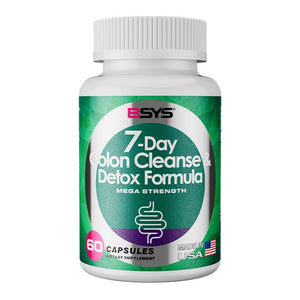 BSYS 7 Day Colon Cleanse & Detox Formula 60's - Yahko Merchandise