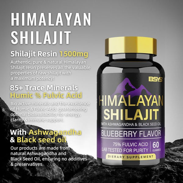 BSYS SHILAJIT GUMMIES 60'S - Yahko Merchandise