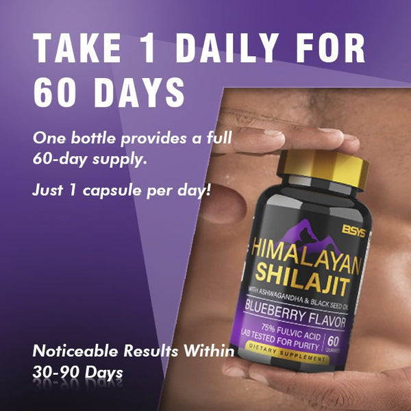 BSYS SHILAJIT GUMMIES 60'S - Yahko Merchandise