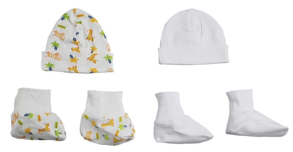 Caps, Booties - 4 Pc Set - Yahko Merchandise
