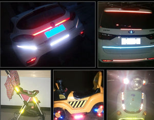 Car and motorcycle bicycle reflective stickers mountain bike luminous stickers dead fly bicycle wheel body sticker - Yahko Merchandise