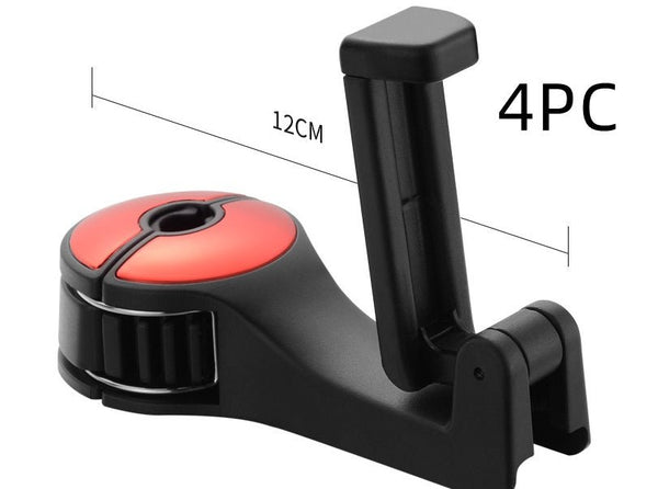 Car Headrest Hook Phone Car Holder Car Hanger For A4 B6 Seat Back Hanger Storage Hook Phone Holder Auto Fastener Clip - Yahko Merchandise