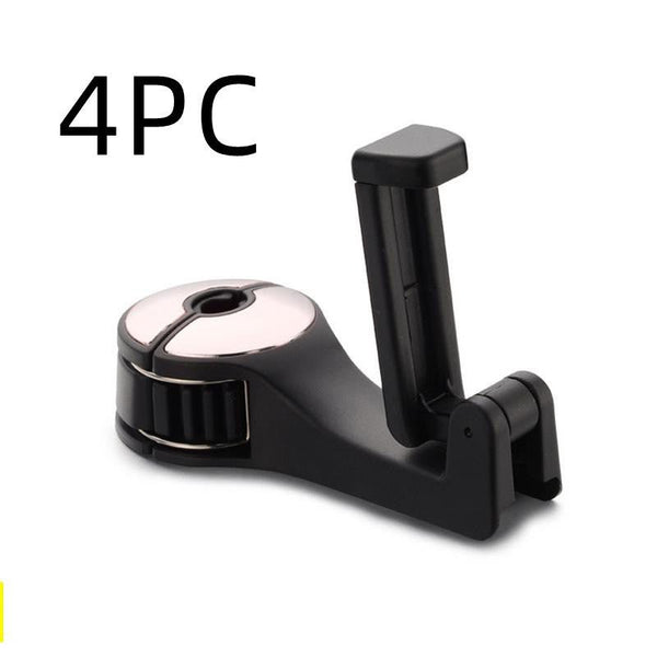 Car Headrest Hook Phone Car Holder Car Hanger For A4 B6 Seat Back Hanger Storage Hook Phone Holder Auto Fastener Clip - Yahko Merchandise