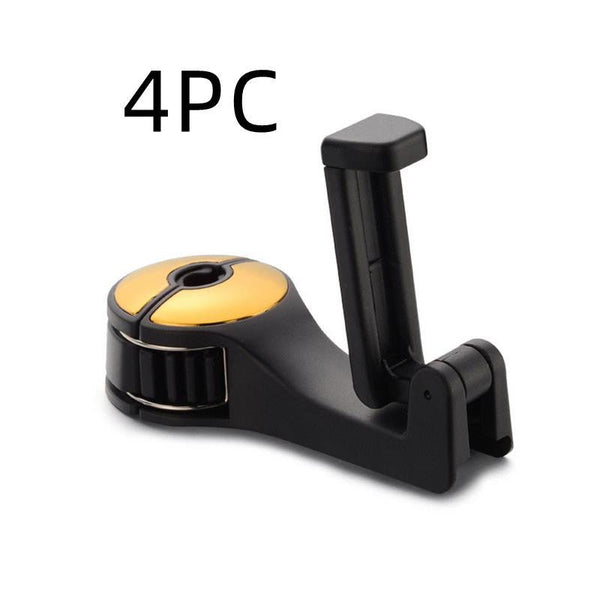 Car Headrest Hook Phone Car Holder Car Hanger For A4 B6 Seat Back Hanger Storage Hook Phone Holder Auto Fastener Clip - Yahko Merchandise