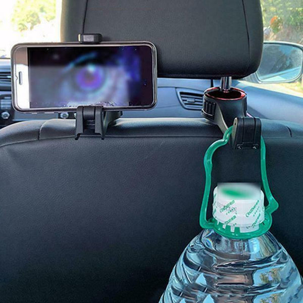 Car Headrest Hook Phone Car Holder Car Hanger For A4 B6 Seat Back Hanger Storage Hook Phone Holder Auto Fastener Clip - Yahko Merchandise