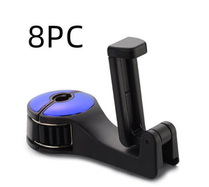 Car Headrest Hook Phone Car Holder Car Hanger For A4 B6 Seat Back Hanger Storage Hook Phone Holder Auto Fastener Clip - Yahko Merchandise