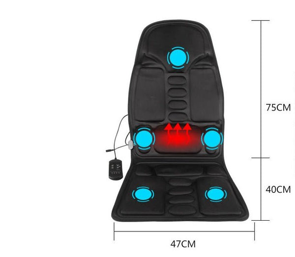 Car massage cushion car home dual - use vibration massage chair - Yahko Merchandise