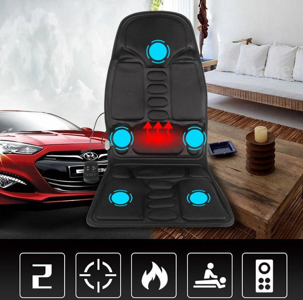 Car massage cushion car home dual - use vibration massage chair - Yahko Merchandise