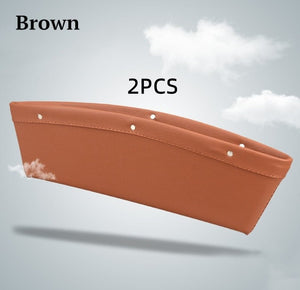 Car Organizer Box Caddy Catcher PU Leather Seat Gap Storage Bag - Yahko Merchandise