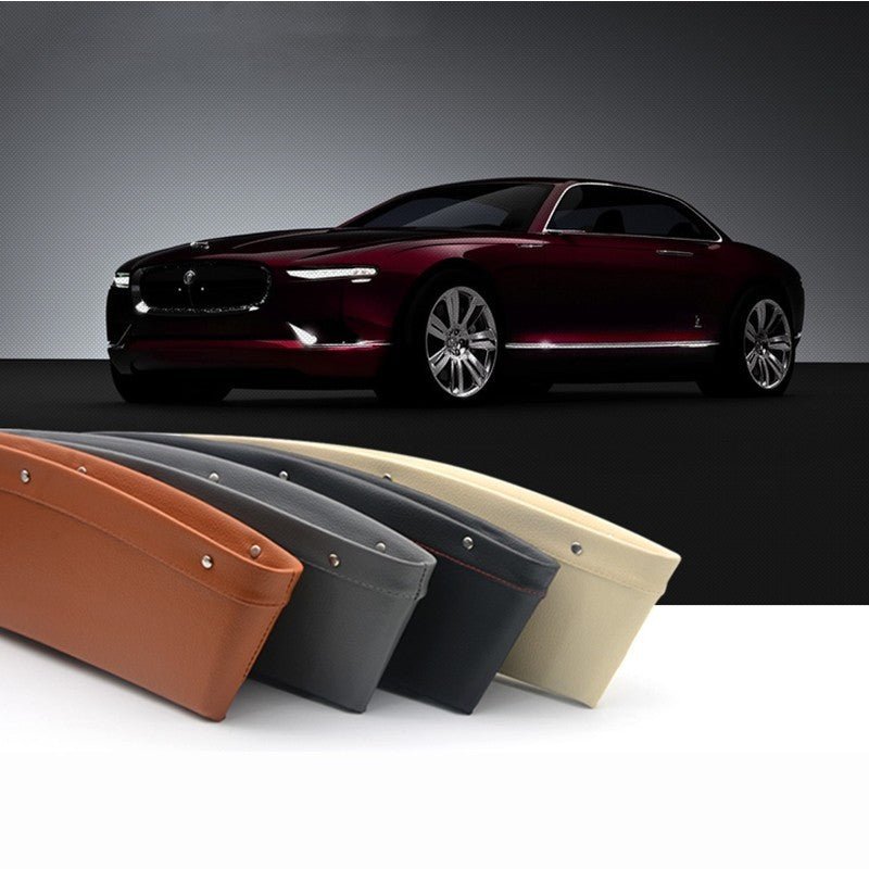 Car Organizer Box Caddy Catcher PU Leather Seat Gap Storage Bag - Yahko Merchandise
