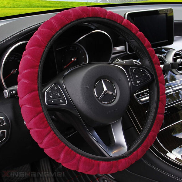 Car plush steering wheel cover - Yahko Merchandise
