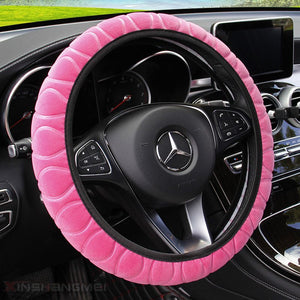 Car plush steering wheel cover - Yahko Merchandise