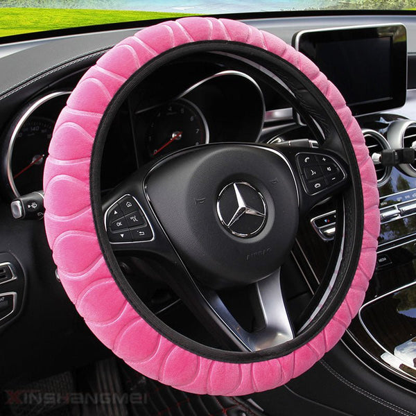 Car plush steering wheel cover - Yahko Merchandise