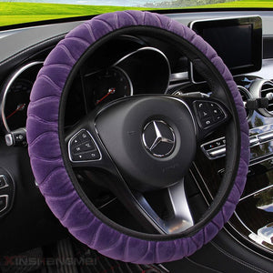 Car plush steering wheel cover - Yahko Merchandise