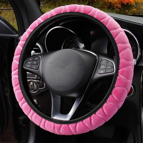Car plush steering wheel cover - Yahko Merchandise