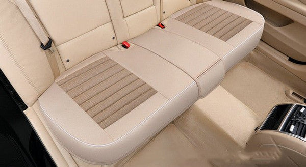 Car Seat Cover,Flax Cushion Seasons Universal Breathable For Most Four - Door Sedan&SUV Ultra - Luxury Car Seat Protection - Yahko Merchandise