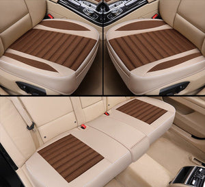 Car Seat Cover,Flax Cushion Seasons Universal Breathable For Most Four - Door Sedan&SUV Ultra - Luxury Car Seat Protection - Yahko Merchandise