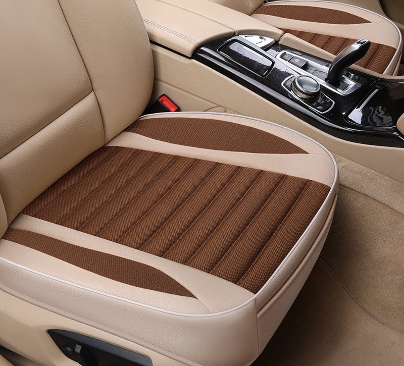 Car Seat Cover,Flax Cushion Seasons Universal Breathable For Most Four - Door Sedan&SUV Ultra - Luxury Car Seat Protection - Yahko Merchandise