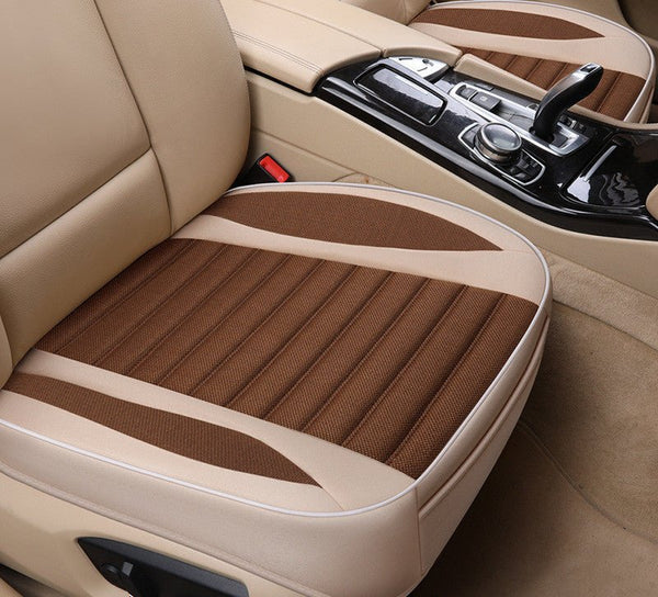 Car Seat Cover,Flax Cushion Seasons Universal Breathable For Most Four - Door Sedan&SUV Ultra - Luxury Car Seat Protection - Yahko Merchandise