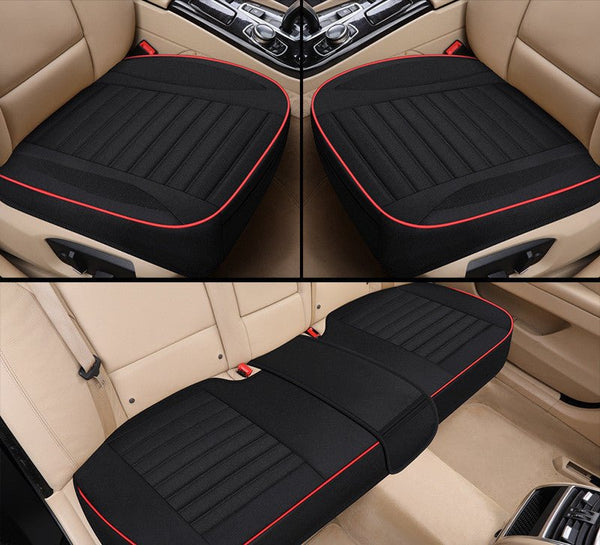 Car Seat Cover,Flax Cushion Seasons Universal Breathable For Most Four - Door Sedan&SUV Ultra - Luxury Car Seat Protection - Yahko Merchandise