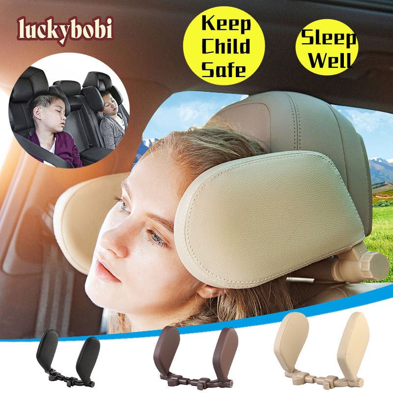 Car Seat Headrest Pillow Travel Rest Neck Pillow Support Solution For Kids Pillow And Adults Auto Seat Head Cushion Car Pillow - Yahko Merchandise