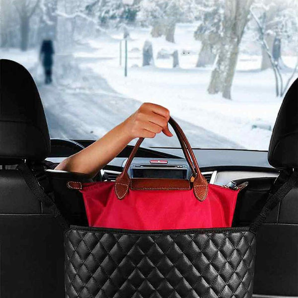 Car Storage Bag Handbag Holder Car Seat Storage Organizer Handbag Holder Auto Interior Stowing Tidying Car Middle Organizer - Yahko Merchandise