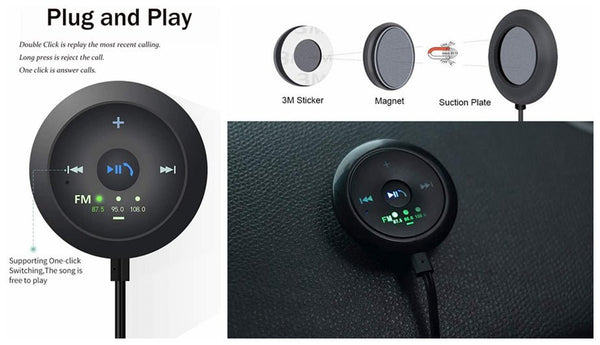 Car USB FM Transmitter Bluetooth FM Receiver - Yahko Merchandise