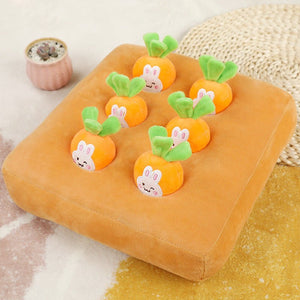 Carrot Pulling Doll Simulation Vegetable Field Plush Toy Pet Dog Cat Sniffing Toy Pet Products - Yahko Merchandise