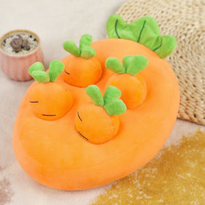 Carrot Pulling Doll Simulation Vegetable Field Plush Toy Pet Dog Cat Sniffing Toy Pet Products - Yahko Merchandise