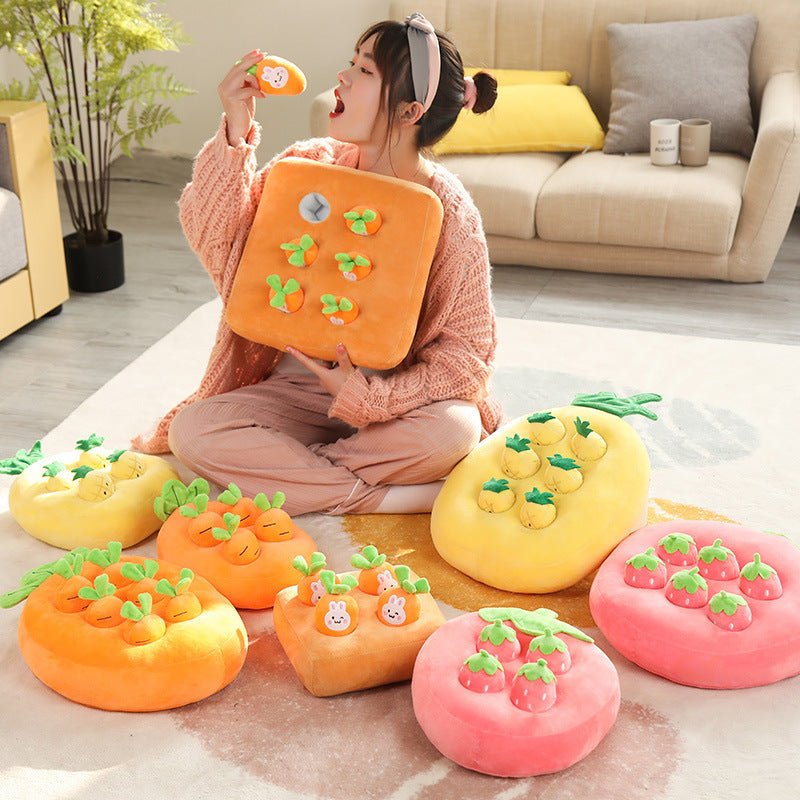 Carrot Pulling Doll Simulation Vegetable Field Plush Toy Pet Dog Cat Sniffing Toy Pet Products - Yahko Merchandise