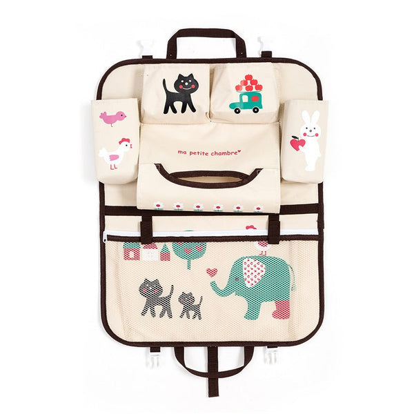 Cartoon car storage bag seat hanging bag - Yahko Merchandise