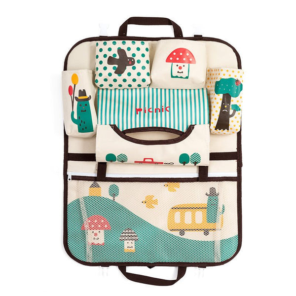 Cartoon car storage bag seat hanging bag - Yahko Merchandise