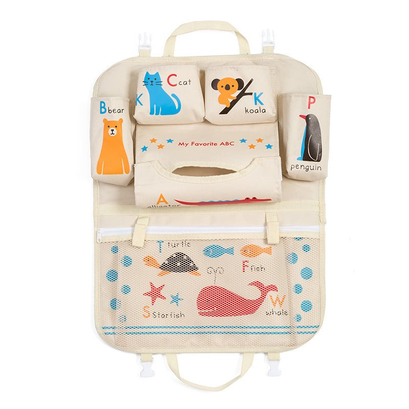 Cartoon car storage bag seat hanging bag - Yahko Merchandise