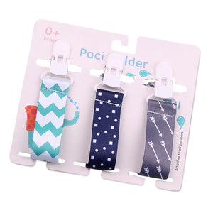 Cartoon Pattern Baby Pacifier Teether Pack of Three - Yahko Merchandise
