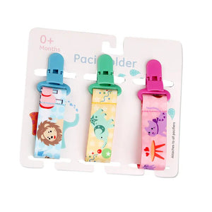Cartoon Pattern Baby Pacifier Teether Pack of Three - Yahko Merchandise
