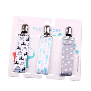 Cartoon Pattern Baby Pacifier Teether Pack of Three - Yahko Merchandise