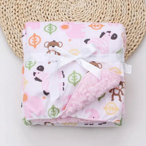 Cartoon Printed Baby Blanket - Yahko Merchandise